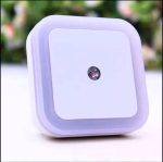 Mini Square Shape Smart LED Dim Light Plug and Play Energy-Saving Night Light Nightlight (US Plug) - Image 2