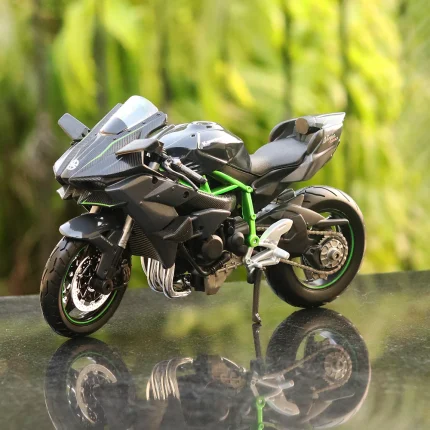 Kawasaki Ninja H2R Die-Cast Vehicles Motorcycle Model Bike Toy Collection