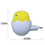 Mini Square Shape Smart LED Dim Light Plug and Play Energy-Saving Night Light Nightlight (US Plug) - Image 3