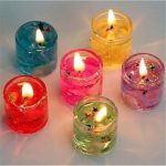 Cute Little Glass Jelly Candles set of 6pcs - Candle