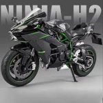 Kawasaki Ninja H2R Die-Cast Vehicles Motorcycle Model Bike Toy Collection - Image 4