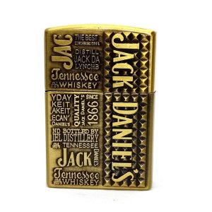 mancis korek api gas isi ulang logo Jack D murah zipo style lighter - Image 2