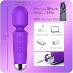 SANJIANKE Mini Vibration for Women, Sex Toy Vibrator Wall, 8 x 20 Modes, Massage Stick for Women Sex, Vibrator Small Dildo, Waterproof Clitoris Stimulator, for Sex Toy Couples, Extreme (Purple) - Image 5