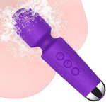 SANJIANKE Mini Vibration for Women, Sex Toy Vibrator Wall, 8 x 20 Modes, Massage Stick for Women Sex, Vibrator Small Dildo, Waterproof Clitoris Stimulator, for Sex Toy Couples, Extreme (Purple)