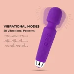 SANJIANKE Mini Vibration for Women, Sex Toy Vibrator Wall, 8 x 20 Modes, Massage Stick for Women Sex, Vibrator Small Dildo, Waterproof Clitoris Stimulator, for Sex Toy Couples, Extreme (Purple) - Image 6